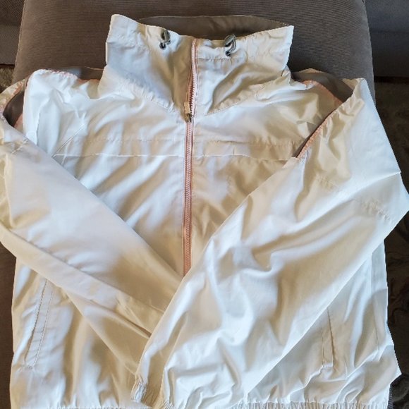 Izod White Spring Rain Jacket - Picture 2 of 8